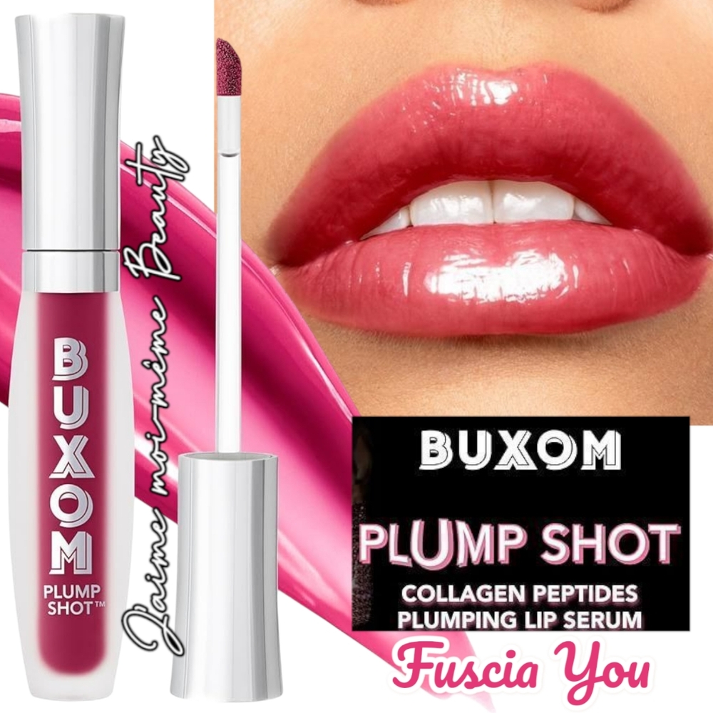 Buxom Sheer Tint Collagen Infused Pluming Lip Serum In FUSCIA YOU (Hot Pink)
